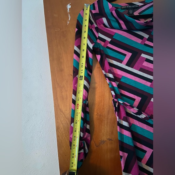 Derek Heart Couture- Abstract Colorful Dress - Picture 10 of 10